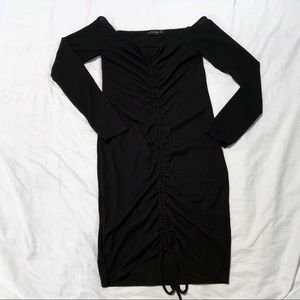 PrettyLittleThing Black Body-con Dress Size 8